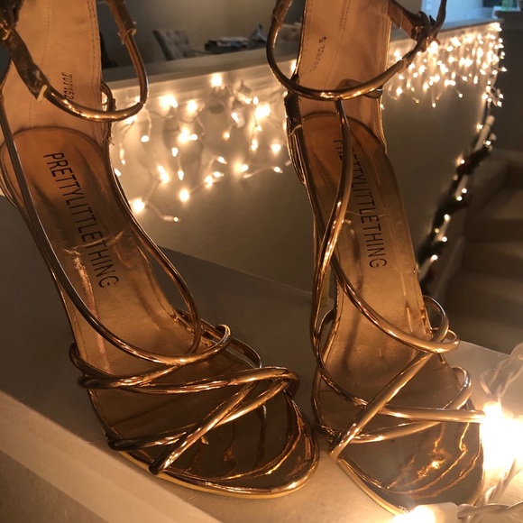 Rose gold strappy heels 😍 - Picture 5 of 5
